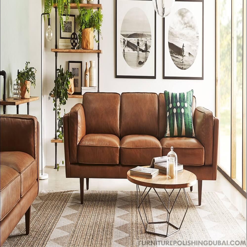 Leather Couch Polishing